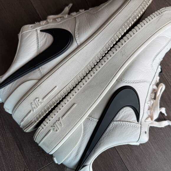 Nike Air Force 1 AMBUSH Collaboration Black/White Men's Size 12 w/ Packaging - Picture 14 of 16